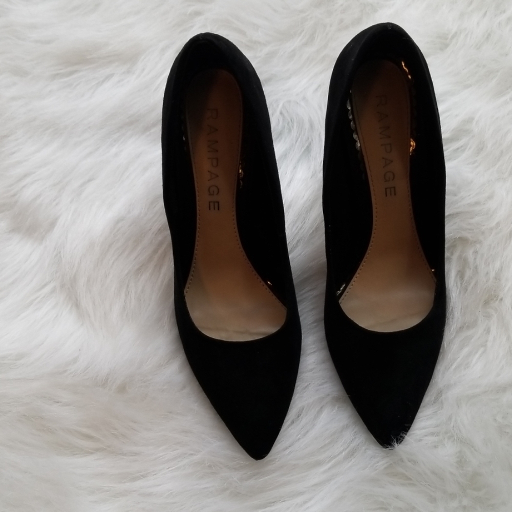 Rampage black heels